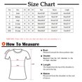 thumbnail image 3 of EGNMCR T Shirts pour Femmes Women's Mode Été Col Rond Loisirs Manches Courtes Hauts Imprimés, 3 of 4