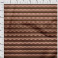 thumbnail image 3 of oneOone Silk Tabby Fabric Stripe & Diamond Geometric Print Sewing Fabric BTY 42 Inches Wide, 3 of 4