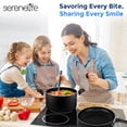 thumbnail image 2 of SereneLife Kitchenware Pots & Pans Basic Kitchen Cookware, Black Non-Stick Coating Inside, Heat Resistant Lacquer (15-Piece Set), One Size, 2 of 7