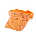 thumbnail image 1 of Fgnfyis Bling Rhinestones Sport Hats Adjustable Summer Cap Visor Caps Unisex Golf Hat Orange, 1 of 6