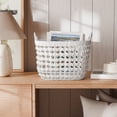 thumbnail image 2 of Zenna Home Woven Paper Cord Oval Decorative Storage Basket, 2 of 7