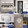 thumbnail image 4 of Shisuyan Shatterproof Mirror Plastic DIY Enthusiasts Dining Room 12Set 3.1x3.1in, 4 of 8