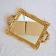 thumbnail image 4 of Abbracc European Mirror Tray Cosmetic Perfume Storage Plates Perfume Retro Vanity Mirror, 4 of 6