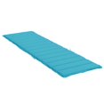 thumbnail image 2 of vidaXL Coussin pour Chaise Longue Turquoise en Tissu Oxford, 2 of 5