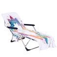 thumbnail image 3 of Lounge Chair Cover Soft Comfortable Beach Chair Towel, 3 of 7