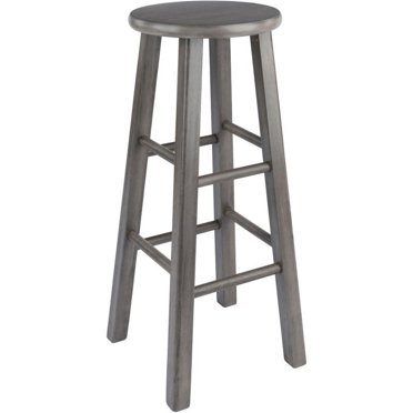 Winsome Ivy Tabouret de bar de 29 po Fini Gris