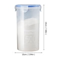 thumbnail image 4 of Oleegame 2 Pcs Rangement de Produits Boîte de Rangement de Cuisine Scellée Conservation des Aliments Contenant de Conservation en Plastique Réservoir de Rangement Grains Boîte Scellée, 4 of 4