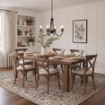 thumbnail image 2 of KUETH 8X10 Area Rugs Machine Washable Rugs for Living Room, Non Slip Throw Rug with Rubber Backing, Rug for Entryway、Bedroom、Kitchen、Floor and Dining Room, 2 of 5