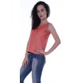thumbnail image 3 of Moomaya Haut Sans Manches Uni pour Femmes Blouse en Schiffli Tunique Décontractée d'Été, 3 of 6