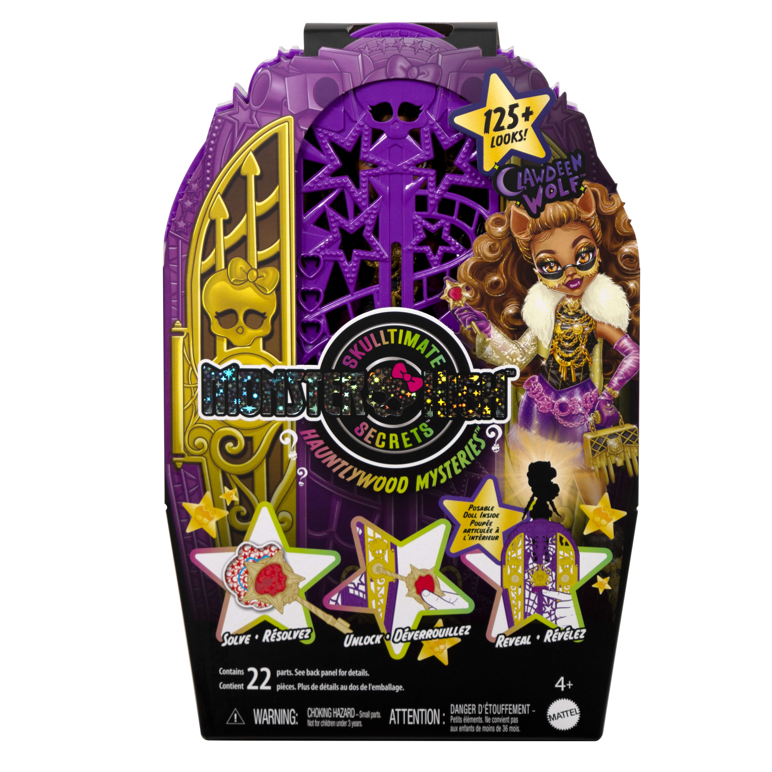 Monster High-Monstrueux Secrets Clawdeen Wolf-Coffret