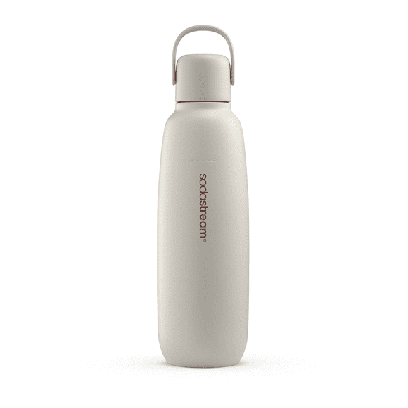Bouteille en acier inoxydable Fizz & Go de SodaStream, couleur sable