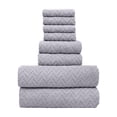 thumbnail image 3 of Sentmoon Bath Towel Set Eight Pieces Of Velvet Square Towel Towel Bath Towel Plain Household Bath Wash Face Wipe Dry Absorbent Soft Household Set Towels for Bathroom Bath Towel, 3 of 7