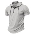 thumbnail image 1 of Timegard Débardeurs Homme Col Rond Sans Manches Couleur Unie Haut Confortable T-Shirts Décontractés d'Entraînement Été, 1 of 4