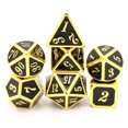 thumbnail image 1 of 7PCS Multi Dimensional Dice Zinc Alloy Dice Entertainment Gambling Playing Dice Set Game Accessories, 1 of 7