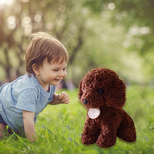 Follure Simulation Teddy Dog Plush Toy Puppy Doll Children Gift