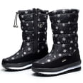thumbnail image 2 of Kcodviy Women's Winter Solid Color Snow Womens Boots Thick Soled and Fleece Womens insulated Snow Boots Protective Snow Boots Slip Womens Snow Boots Size 61/2 on Boots, 2 of 6