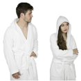 thumbnail image 2 of Peignoir à Capuchon pour Hommes en Éponge de Coton 100 % de Luxe, Châle, Serviette, Spa, 2 of 3