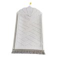 thumbnail image 3 of mmirethe Stylish Soft Muslim Carpet Area Rugs Eid Wedding Birthday Present White 65 x 110cm 1Set, 3 of 6