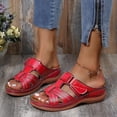 thumbnail image 1 of LSLJS Sandales Femmes Été Dames Décontractées à Talon Compensé Pantoufles Sandales Romaines Chaussures pour Femmes, 1 of 6