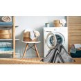 thumbnail image 2 of Ahgly Tapis d'Intérieur Lavable en Machine Carré Gris Nuage Gris, 8 Pieds Carré, 2 of 7