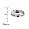 thumbnail image 3 of Mens Tungsten Ring Hammered Wedding Band Silvertone Comfort-fit 8MM, 3 of 3