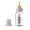 Dusty Lilac, variant on BIBS Baby Glass Bottle. Anti-Colic. Round Natural Rubber Latex Nipple. Supports Natural Breastfeeding, 110 ml, Cloud