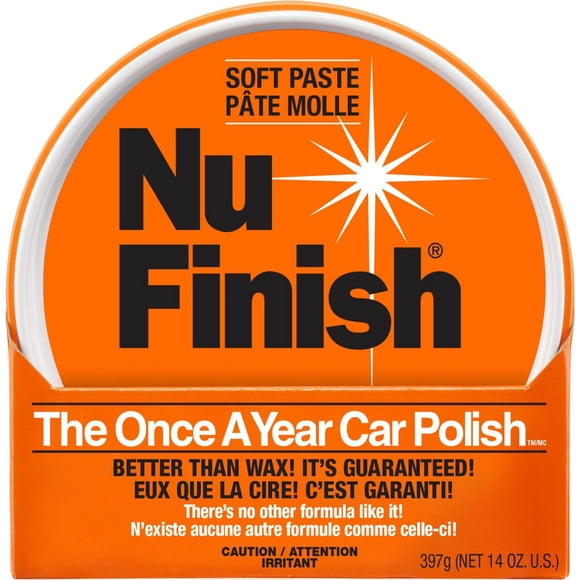 Nu Finish Poli pâte molle « une fois par an » pour automobiles