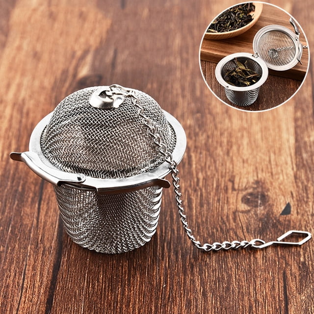 10Pcs Tea Infuser! Kadlawus Tea Infuser Stainless Steel, Hanging Tea Strainer with Compartment, Loose Leaf Tea Filter, Reusable Tea Steeper for Mug, Tea Brewing Tool for Loose Tea
