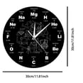 thumbnail image 2 of Math and Wall Clock 12 Inch Non Ticking Math and Decorative Wall Clocks for Living Room Laundry Room, 2 of 8