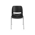 thumbnail image 1 of Scranton & Co Chaise Empilable Polyvalente Noire, 1 of 9