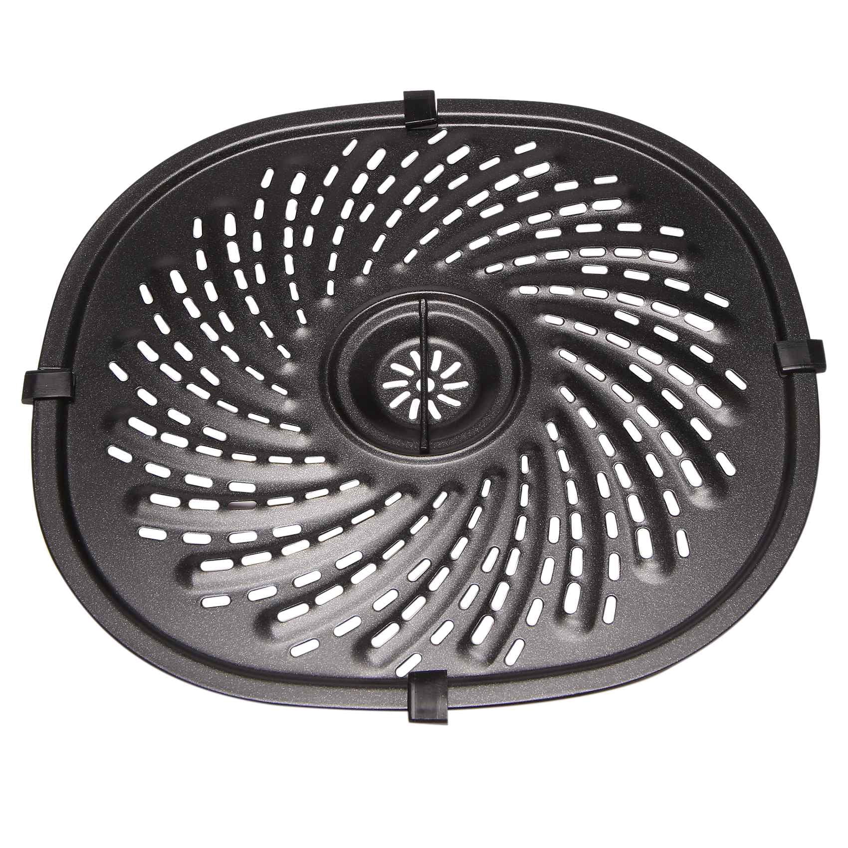 Air Fryer Replacement Grill Pan for Power XL Gowise 7QT Air Fryers,Nonstick Coating Crisper Plate,Air Fryer Part,1 x Bakeware,Black