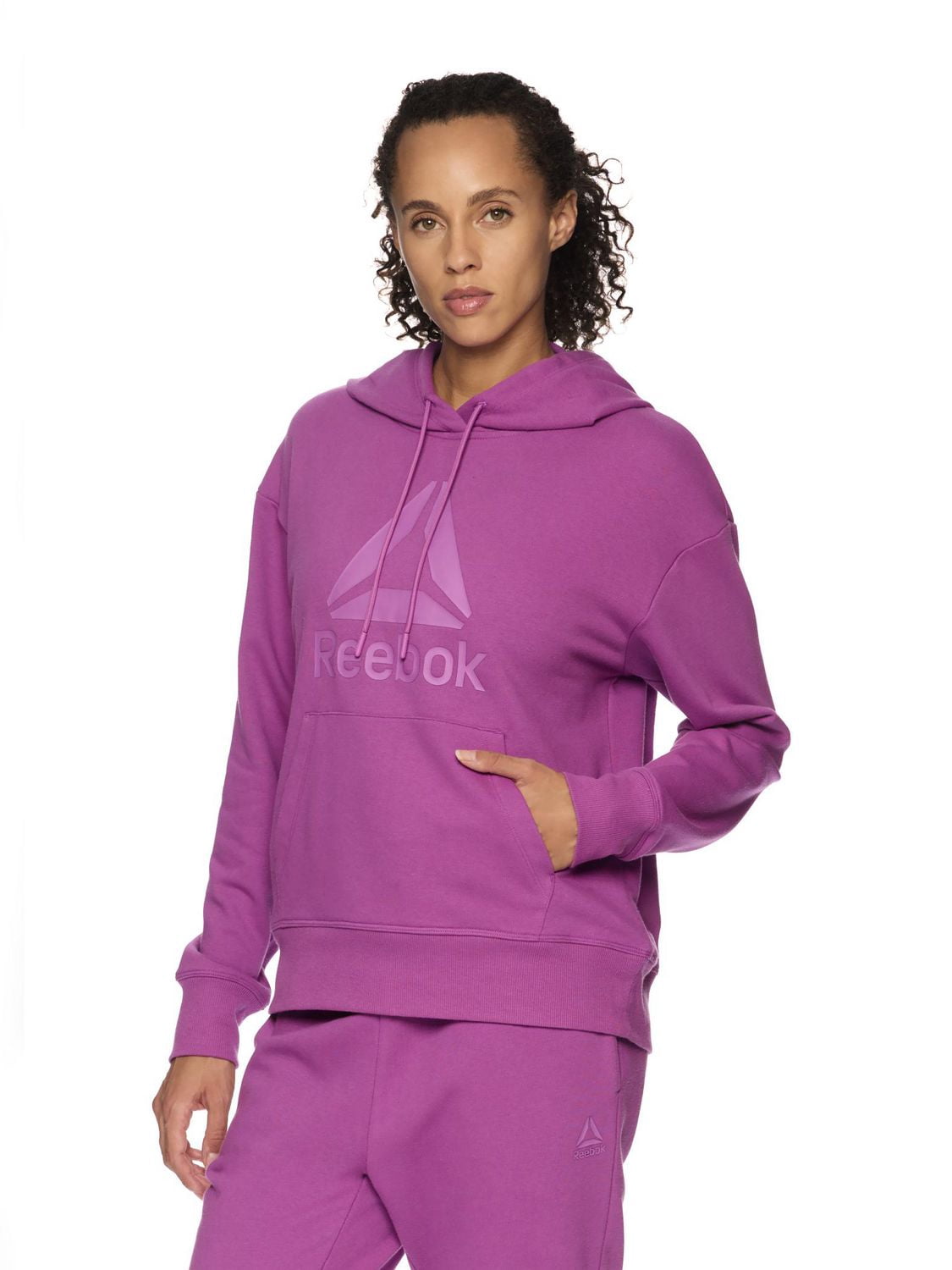 Sweat à capuche polaire pour femme Reebok