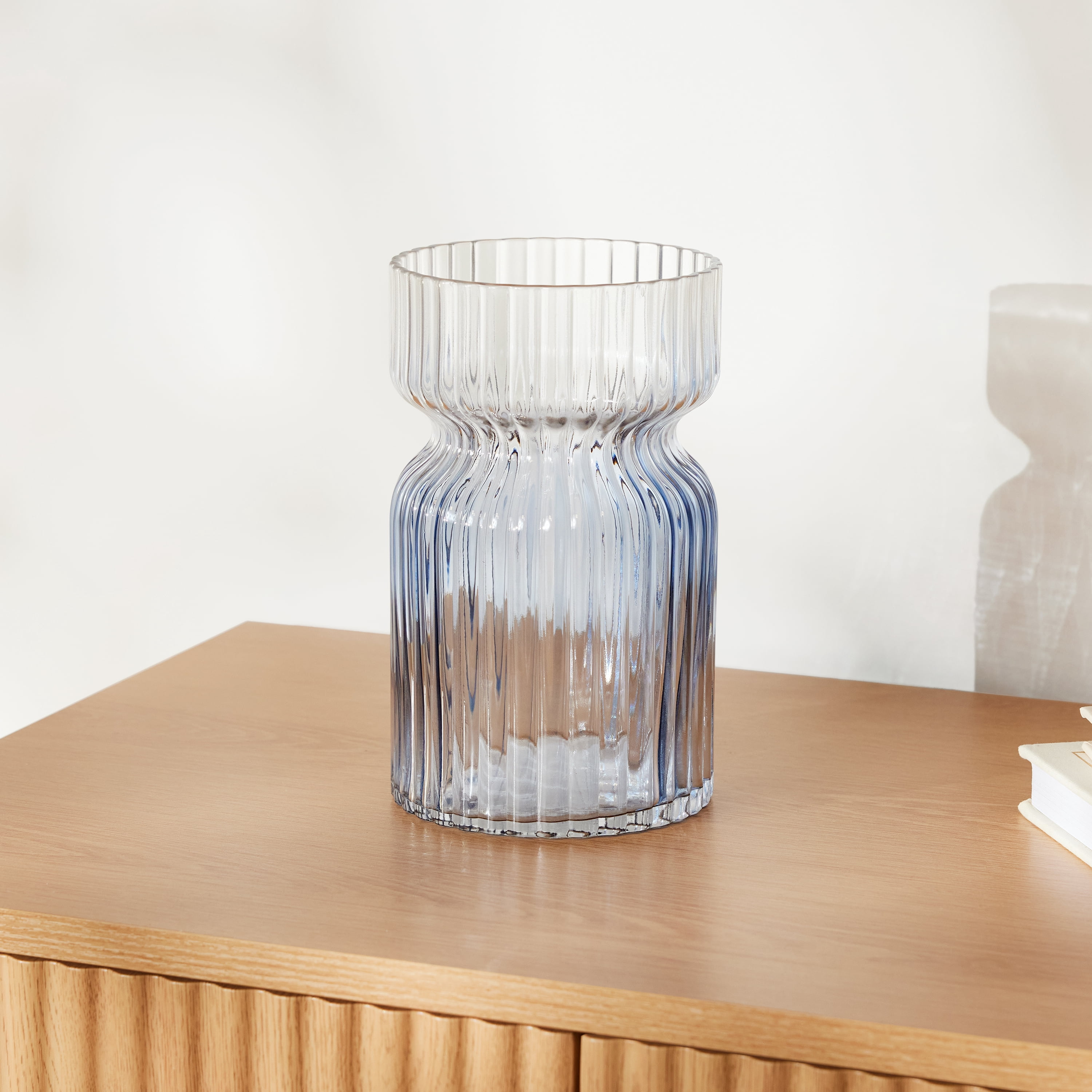 Vase en verre bleu Anko