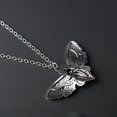 thumbnail image 4 of YOPTOP Skull Gothic Butterfly Pendant Necklace Rock Emo Goth Silver Color Chain Necklace,xl1, 4 of 6