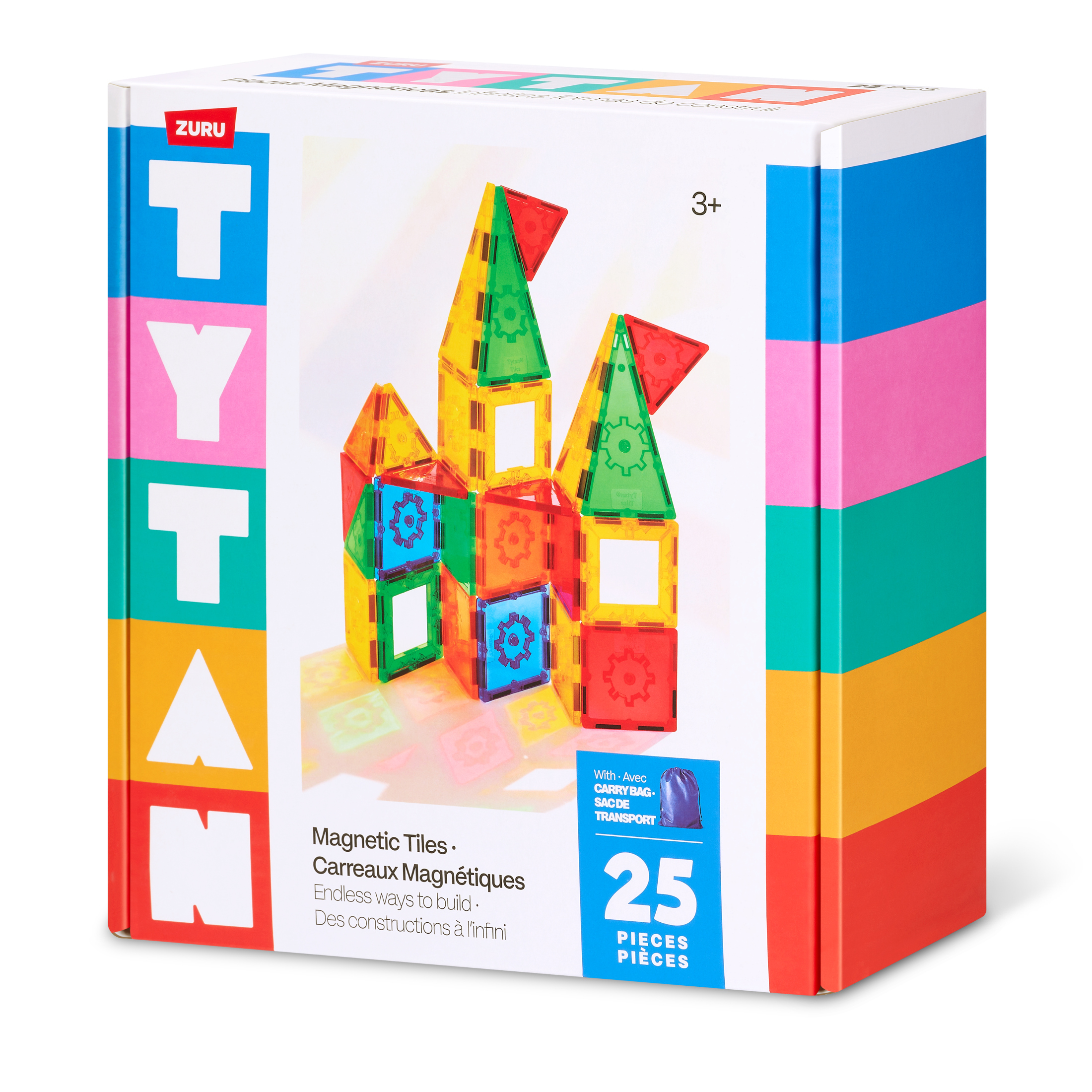 Jeu de construction magnétique TYTAN de 25 pièces par ZURU