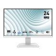 thumbnail image 1 of MSI 24" Monitor IPS FHD (1920 x 1080) Non-Glare with Super Narrow Bezel 100HZ 1ms 16:9 with Tilt Stand, White, Pro MP243XW, 1 of 6