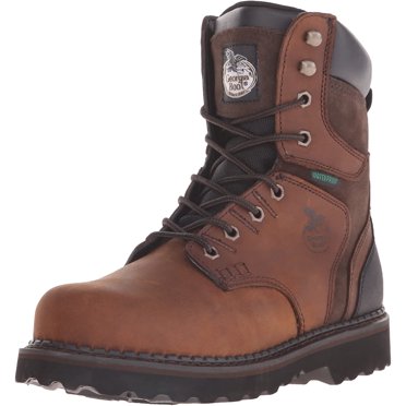 Georgia Men's Brookville 8" Work Boot-M, Dark Brown, 10.5 W US