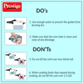 thumbnail image 4 of Prestige Popular Plus Virgin Aluminium Pressure Cooker, 6.5L, Silver, 4 of 5