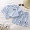 thumbnail image 2 of Birdeem Chemises pour Filles Ensemble à Manches Courtes pour Enfants Été Shorts Coréens T-Shirt Enfants Été Haut/chemise à Manches Courtes à Col Rond Ensemble, 2 of 12