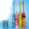 thumbnail image 3 of Cute Design Children Electric Toothbrush Cartoon Pattern Double-sided, 3 of 10