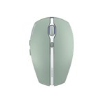 Cherry GENTIX BT Wireless Bluetooth Mouse, Multi-Device Function for up to 3 Devices, Switchable Resolution (1K/2K DPI), 7 Buttons and Scroll Wheel, Battery Operated (Agave Green)