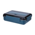 thumbnail image 1 of Renjiang Leak Proof Stainless Steel Bento Lunch Container, Metal Bento Lunch Box for Adults, 4 Compartment Packing Box for Meal Fruit Snack, Dishwasher Safe, Perfect for Work Lunch, 1 of 3