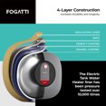 thumbnail image 4 of Fogatti Chauffe-Eau Électrique Mini Réservoir 2,5 Gallons 1440W, Montage Mural/sol, Gris, 4 of 7