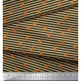 thumbnail image 2 of Soimoi Polyester Crepe Fabric Stripe & Giraffe Animal Printed Craft Fabric by The Yard 42 Inch Wide, 2 of 3