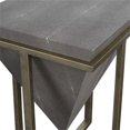 thumbnail image 4 of Uttermost Bertrand Table d'Appoint en Bois MDF et Faux Shagreen Gris, 4 of 5
