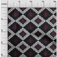 thumbnail image 1 of oneOone Coton Popeline Tissu Argyle Ikat Décor Imprimé BTY 56 Pouces de Large, 1 of 4