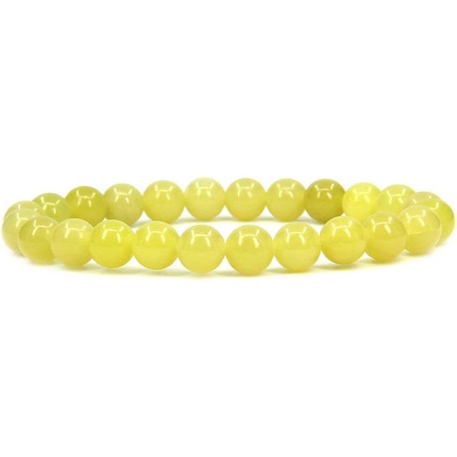 Natural Blood Quartz Gemstone 8mm Round Beads Stretch Bracelet 7" Unisex