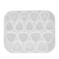 thumbnail image 2 of Silicone , Guitar Picks Easy Demoulding Epoxy Resin Molds DIY Gift Elastic  For Musicians For Guitar Beginners, 2 of 8
