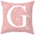 thumbnail image 1 of Housse de Coussin Lettre Décorative Alphabet pour la Maison, 1 of 10
