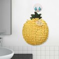thumbnail image 4 of Towels for Bathroom, Set of 1 Cute Fruit Decorative Fuzzy Ball Hand Towel with Loop for Kitchen, 4 of 5